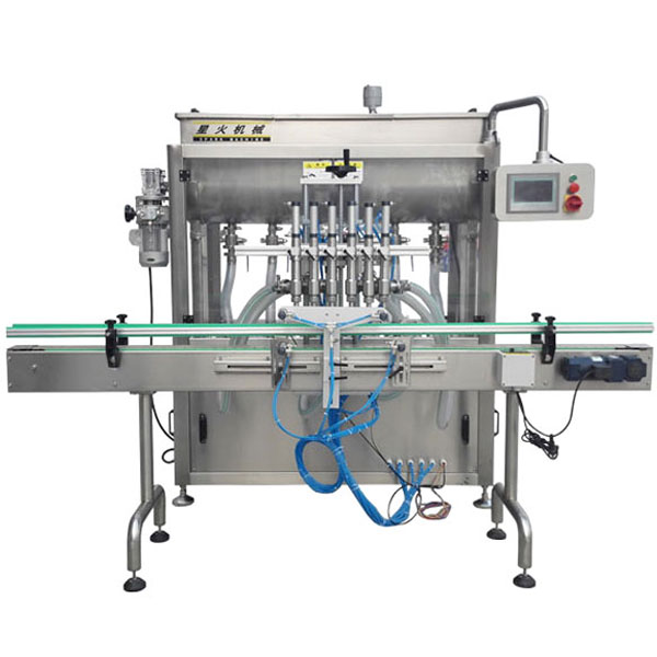 六頭辣椒醬灌裝機(jī)-全自動辣椒醬灌裝設(shè)備